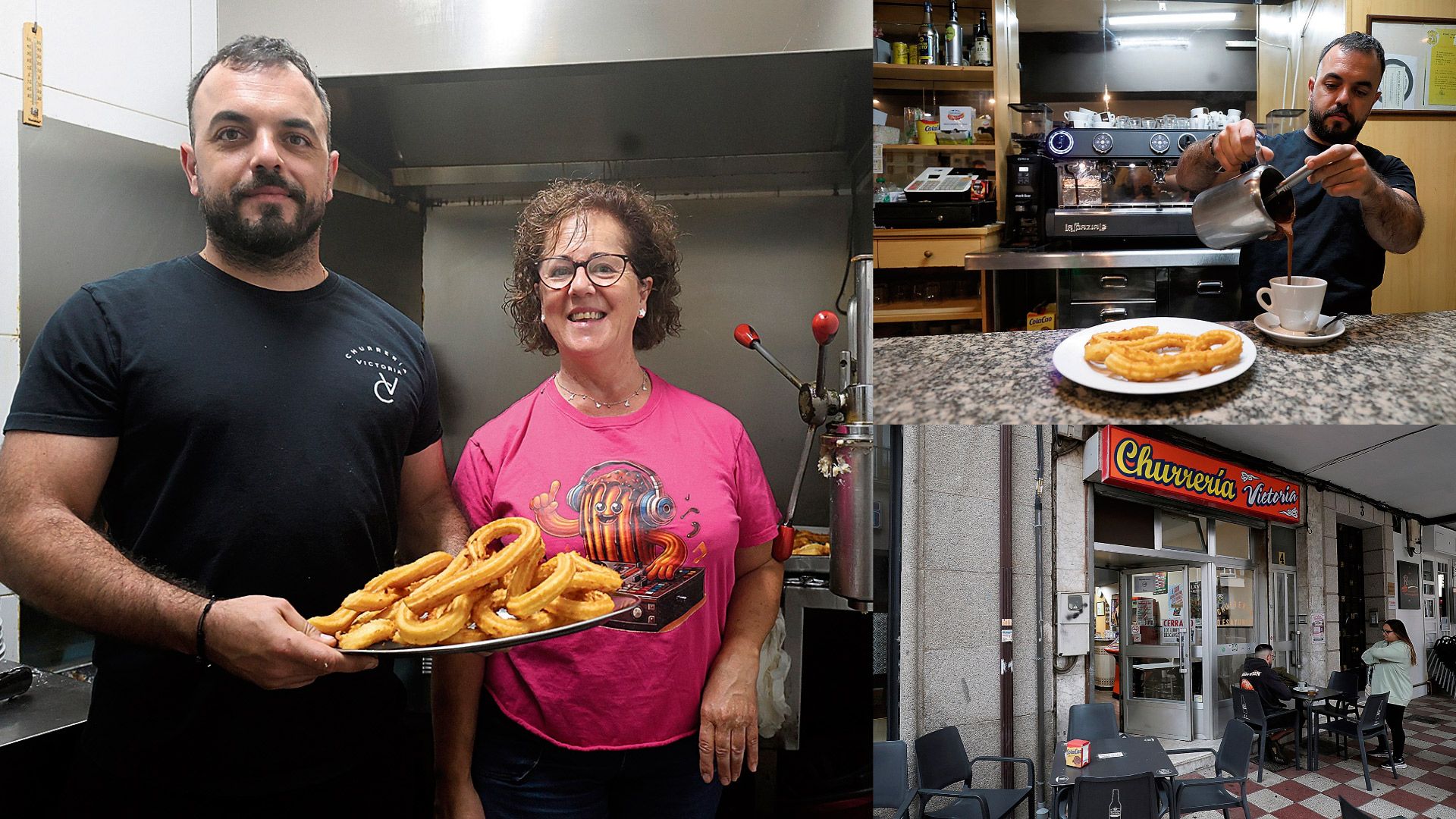 Churrería Victoria de La Bañeza, todo un clásico de los desayunos bañezanos. | FERNANDO OTERO Churrería Victoria de La Bañeza, todo un clásico de los desayunos bañezanos. | FERNANDO OTERO