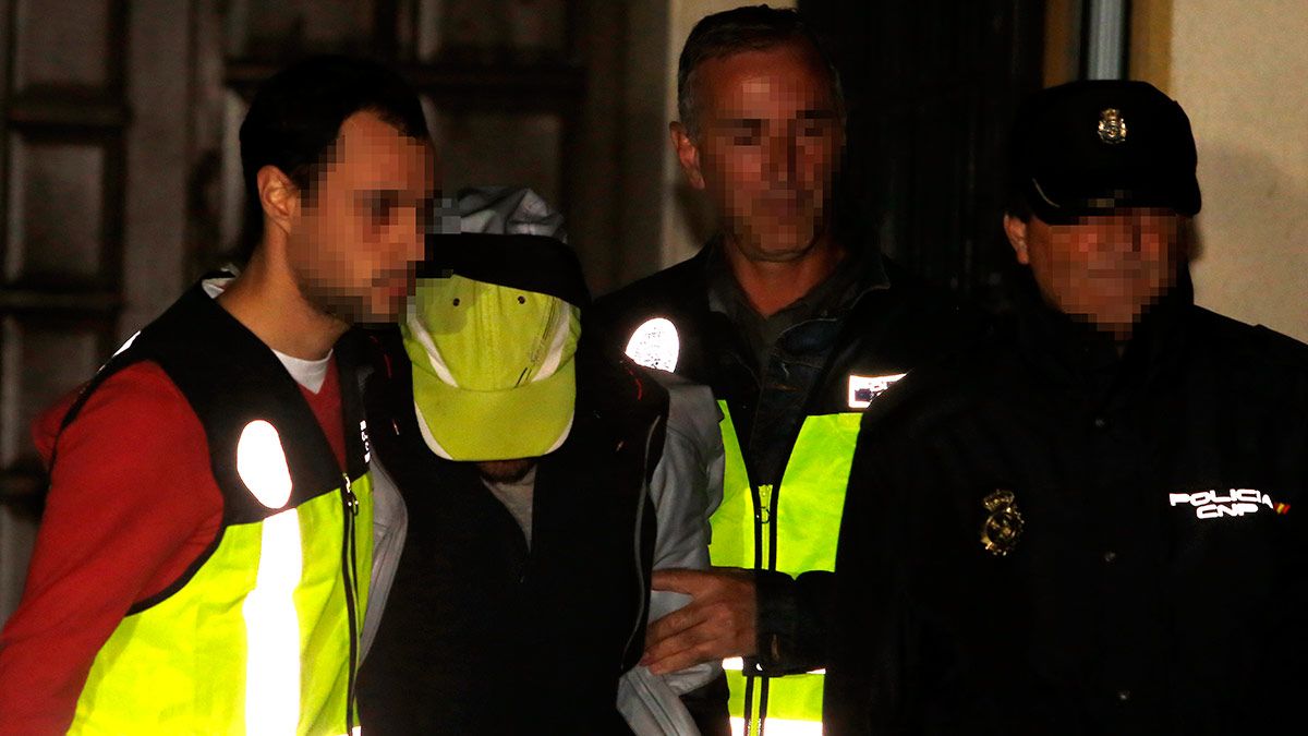 Imagen de archivo del traslado a prisión de Miguel Ángel Muñoz. | ICAL