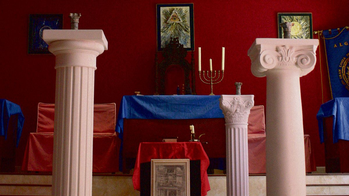Imagen de la logia ‘Paz y conocimiento’ de Palencia, de la que forman parte Guillermo deMiguel Amieva y varios masones leoneses.