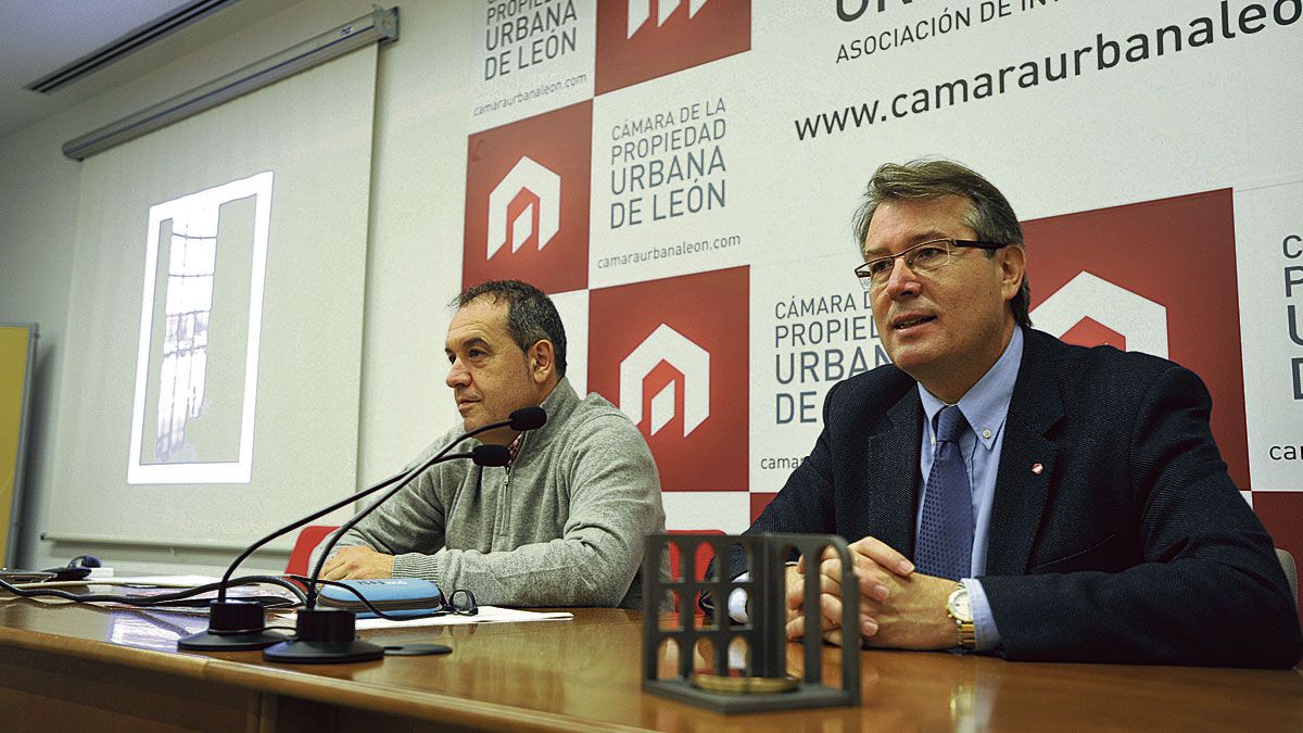 Pablo Martínez y Miguel Ángel Sánchez en la presentación. | DANIEL MARTÍN