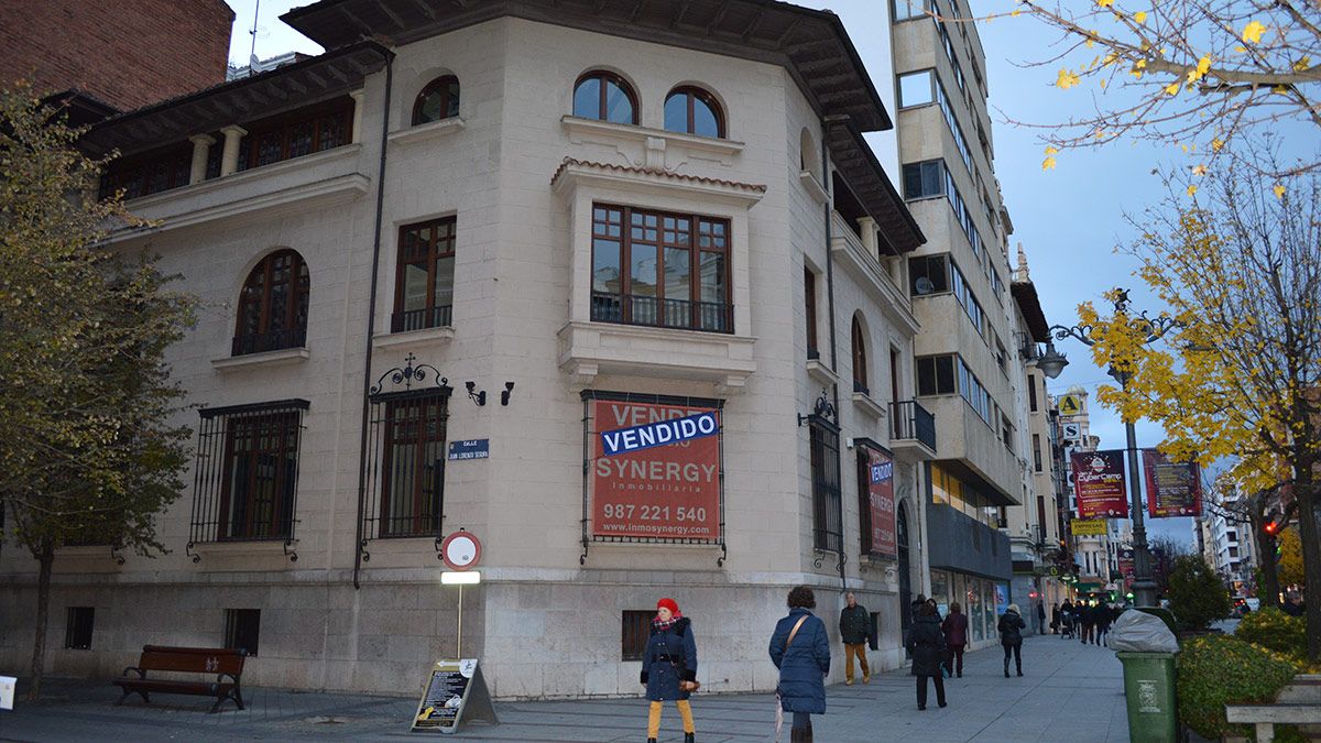 Palacete de Ordoño II recientemente vendido tras llevar varios años en venta. | L.N.C.