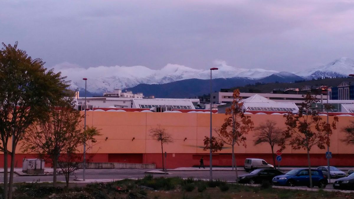 Nieve en El Bierzo desde Ponferrada. | M.I.