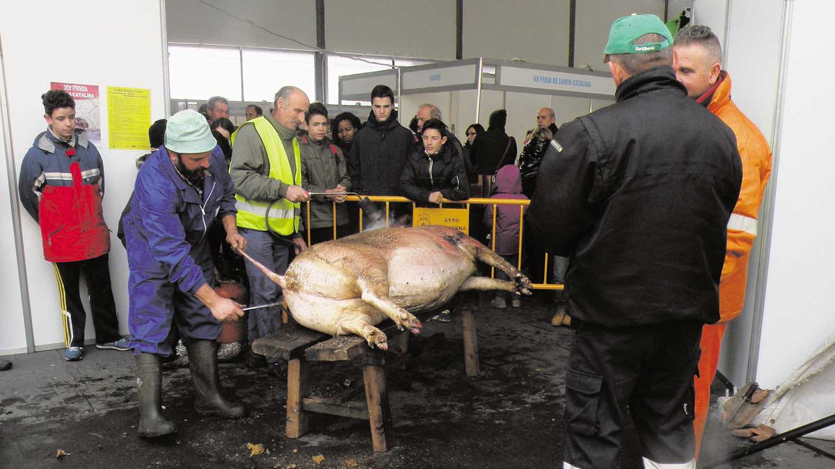 La subasta del gocho es uno de los ejes de esta tradicional feria. | L.N.C. La subasta del gocho es uno de los ejes de esta tradicional feria. | L.N.C.