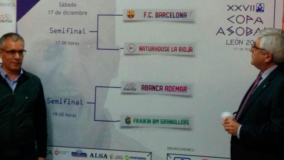 Sorteo de la Copa Asobal. | J.C.