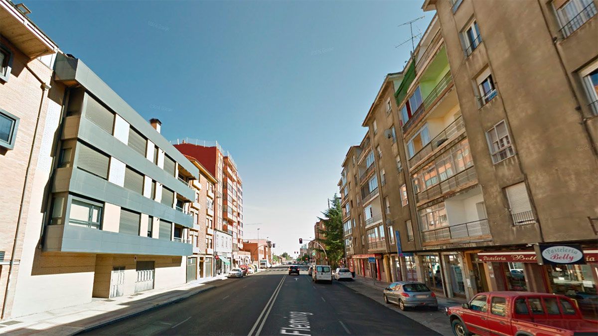 Vista general de la avenida Doctor Fleming en la zona León Oeste. | L.N.C.