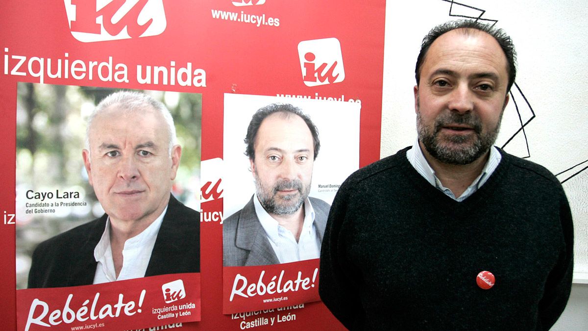 Manuel Domínguez Chico, coordinador de la asamblea local de IU León. | CARLOS S. CAMPILLO