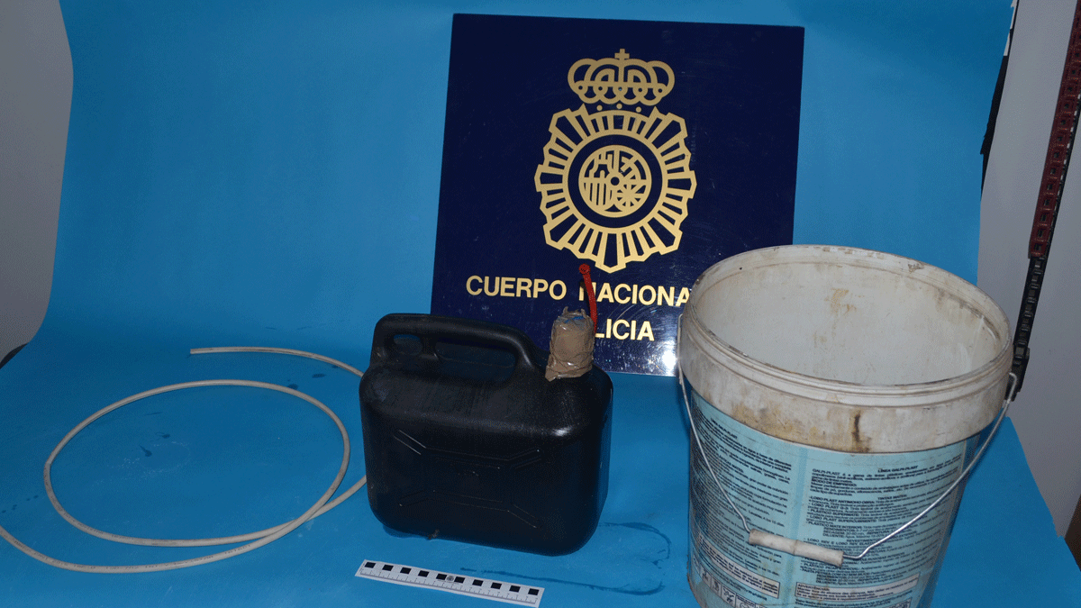 Imagen del material incautado. | POLICÍA
