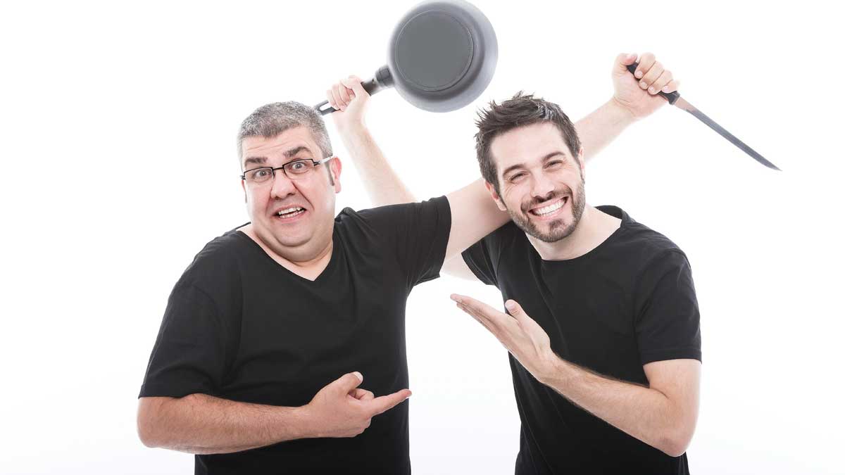 Dani Martínez y Florentino Fernández, Dani & Flo, ofrecerán dos funciones en el Auditorio Ciudad de León de su espectáculo ‘Vuelven, no vuelven’. Dani Martínez y Florentino Fernández, Dani & Flo, ofrecerán dos funciones en el Auditorio Ciudad de León de su espectáculo ‘Vuelven, no vuelven’.