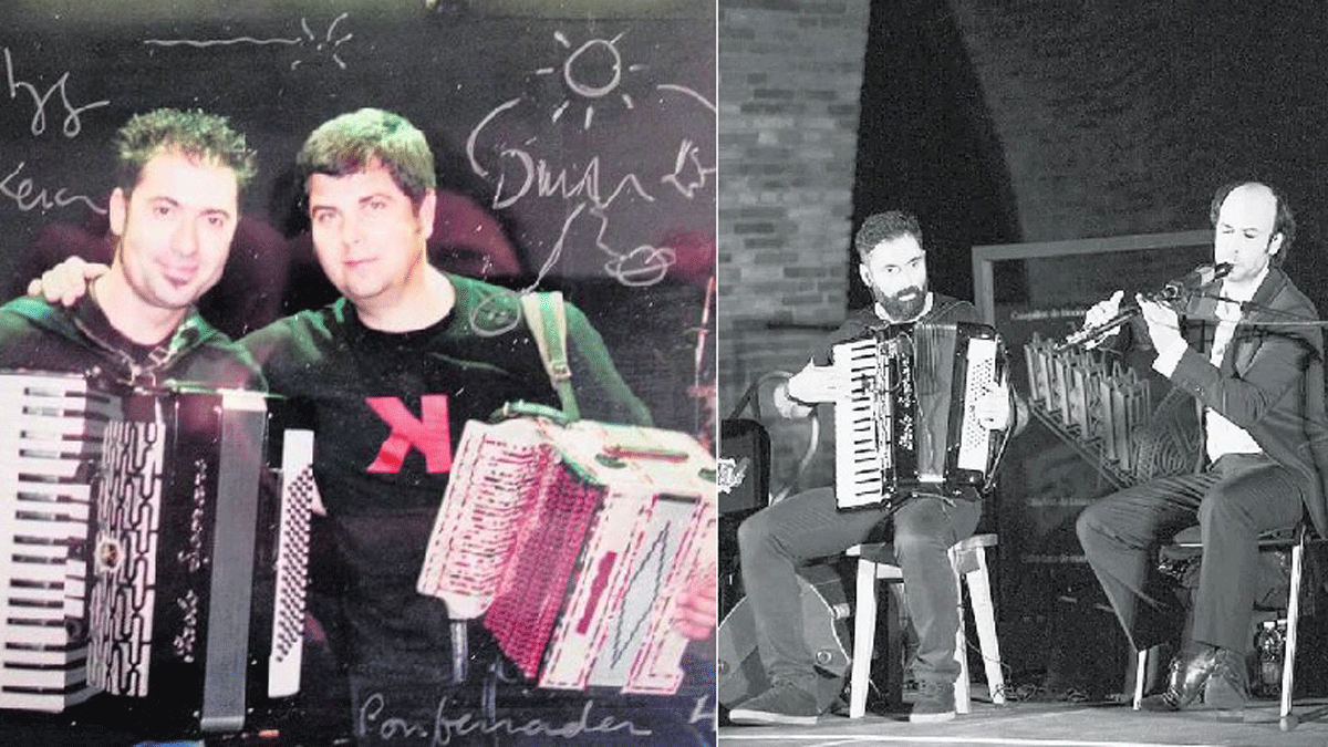 Jorge Prada, en imágenes de actuaciones junto a Kepa Junquera y Carlos Núñez.