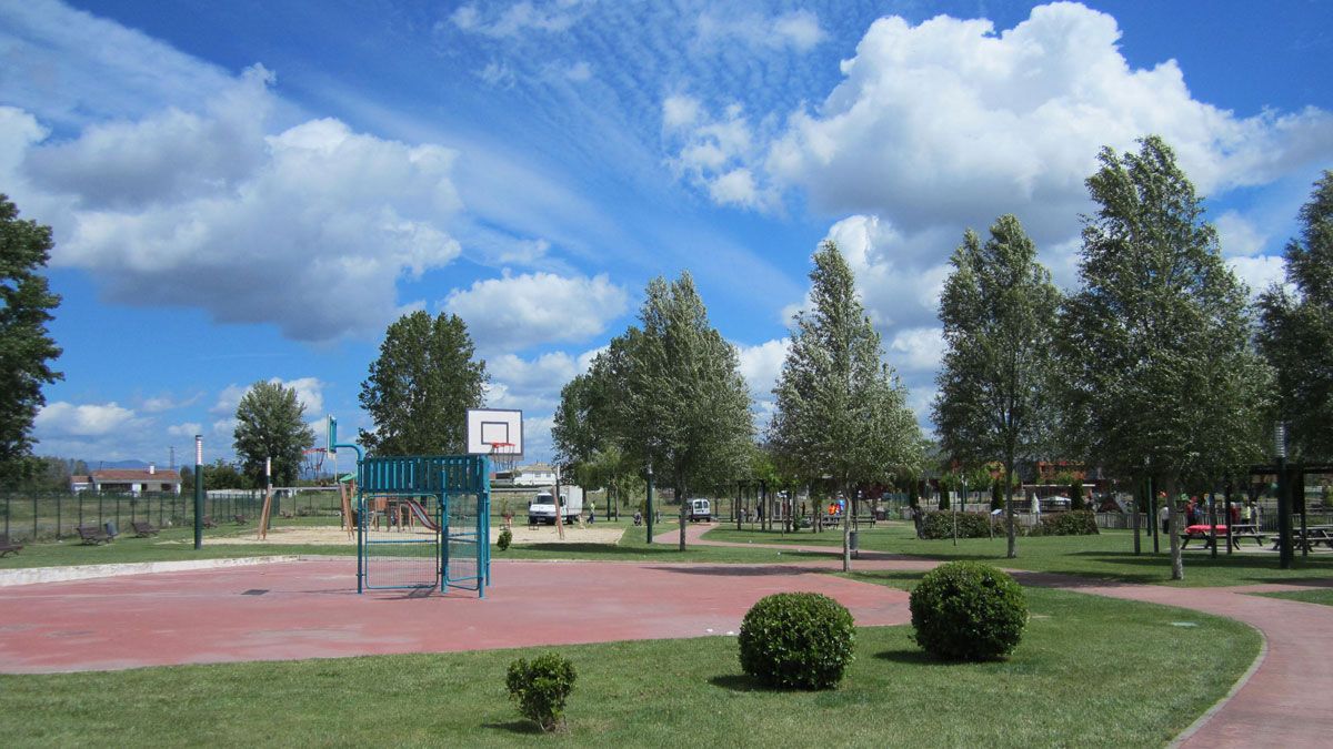 Imagen del parque de San Andrés en el que se realizaron las obras.