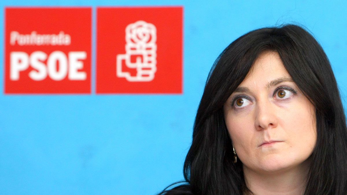 La única concejala socialista en el Ayuntamiento de Ponferrada, Paula Rodríguez. | César Sánchez (Ical)