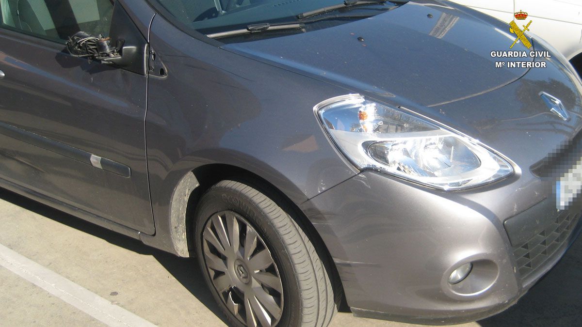 La Gaurdia Civil identificó el coche que presentaba pruebas que coincidían con los datos del suceso.