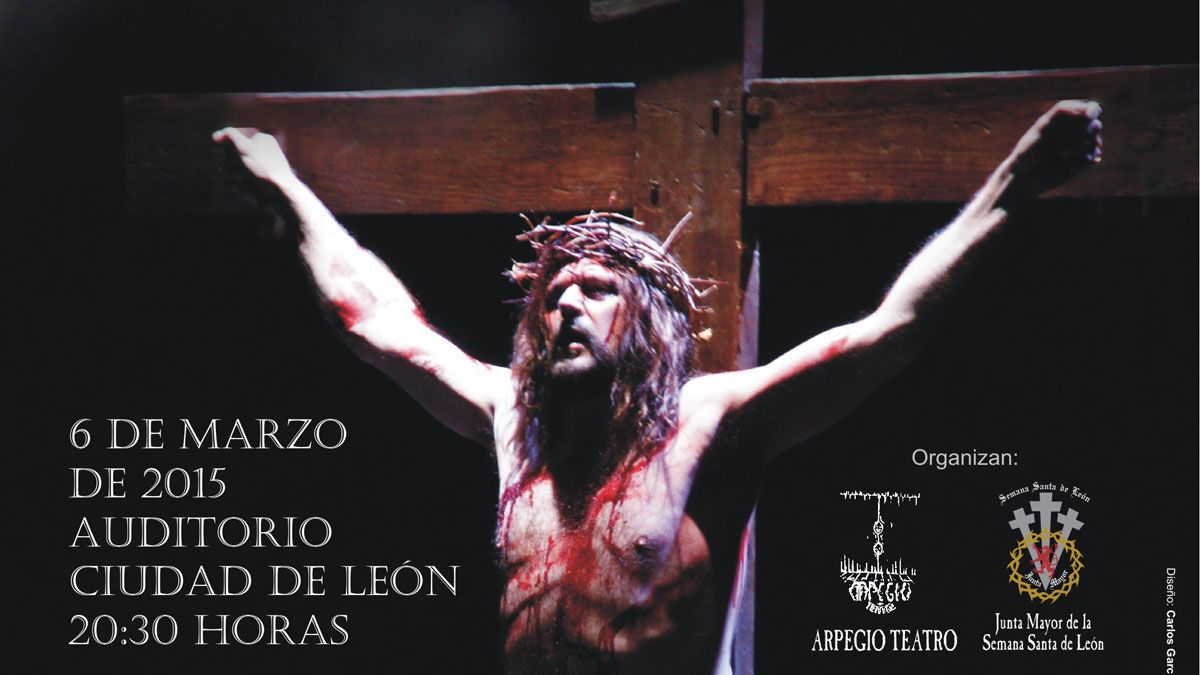 Imagen del cartel promocional del Auto Sacramental de La Pasión, interpretado por el grupo Teatro Arpegio.