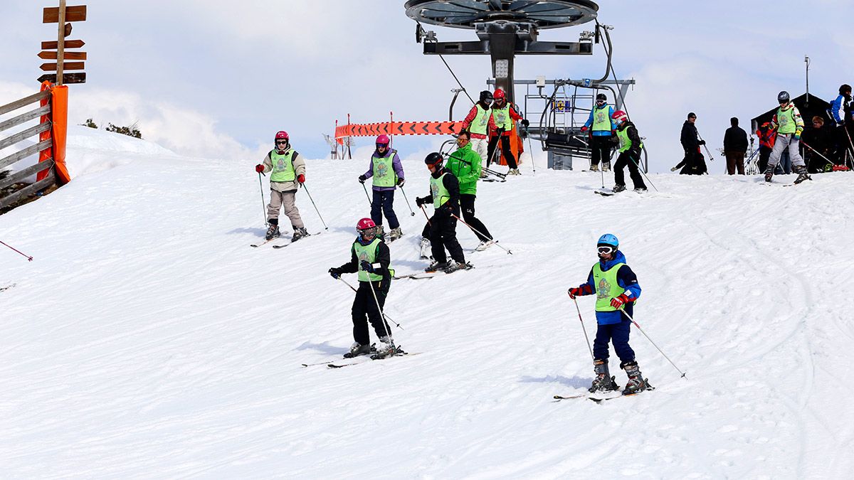 Imagen de archivo de la estación de esquí de Leitariegos, en Villablino. | ICAL