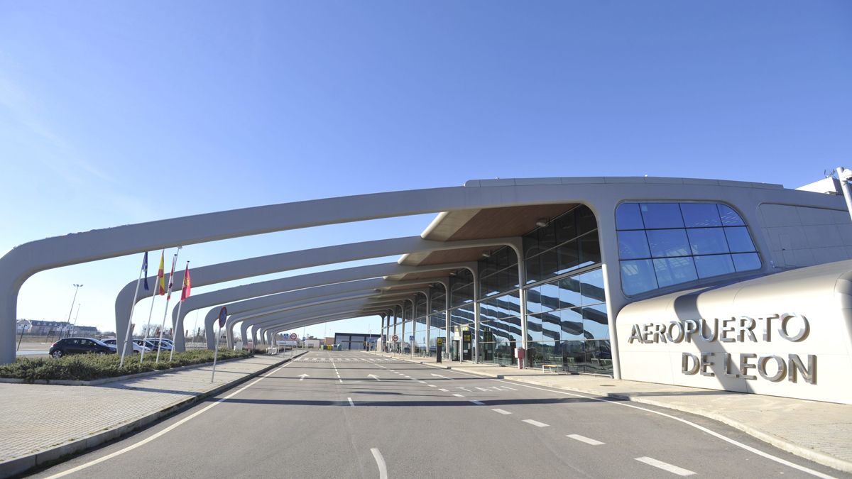 El aeropuerto de León, ubicado en la localidad de La Virgen del Camino.