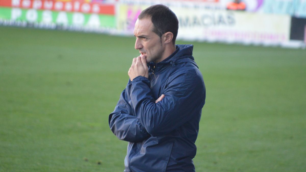 El entrenador de la Deportiva, Pedro Munitis. El entrenador de la Deportiva, Pedro Munitis.