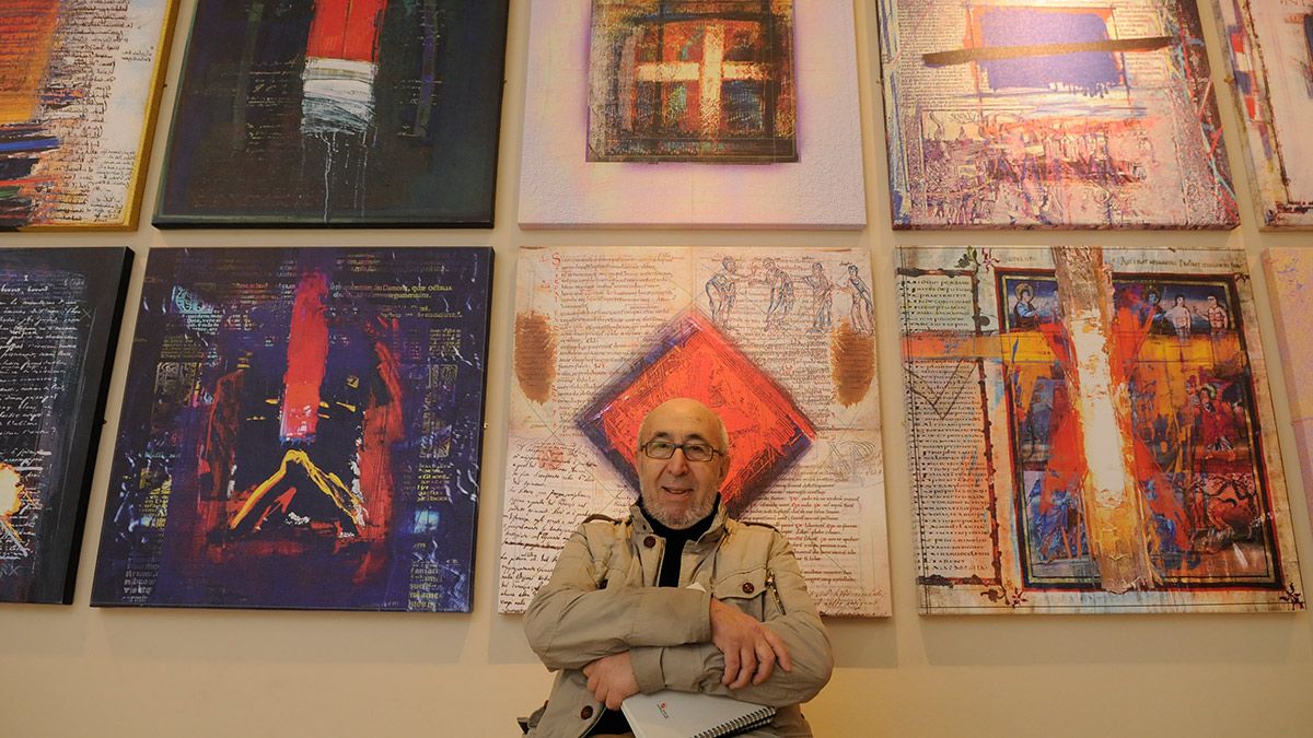 Protagonizó en 1961 la primera exposición abstracta, junto a Vargas, y es el autor del famoso cartel prohibido de San Froilán en 1971. | MAURICIO PEÑA