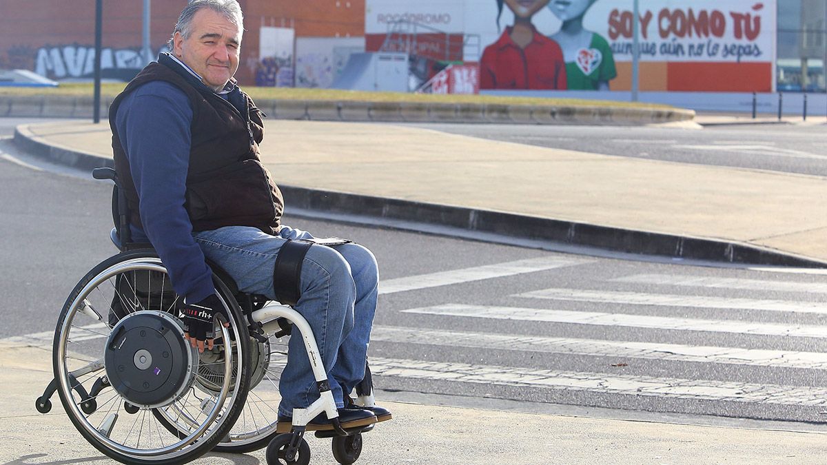 El expresidente de la Asociación de Minusválidos del Bierzo, AMBI, Jose Antonio Fierro. | ICAL