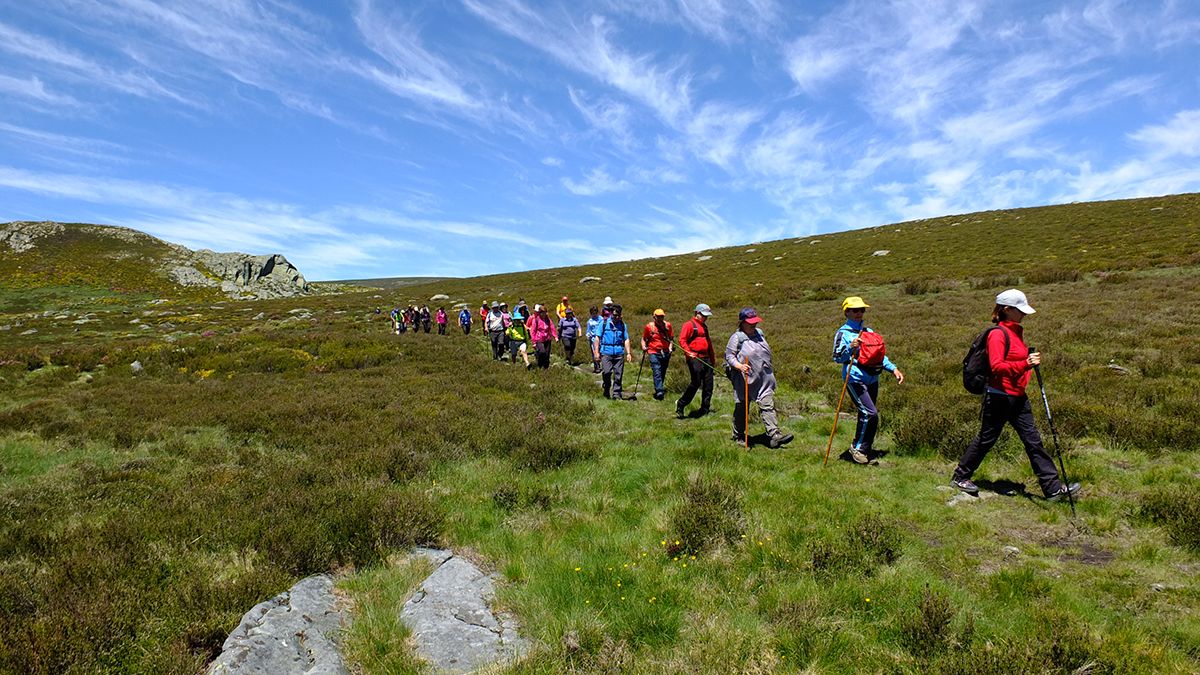 Imagen de una de las rutas que llevaron a cabo el pasado 2016, año en el que se efectuaron casi 500 inscripciones al programa ‘Santa María en Ruta’.