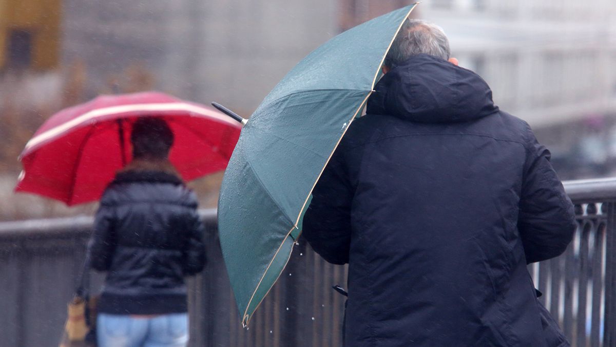 Lluvia y viento en Ponferrada. | ICAL