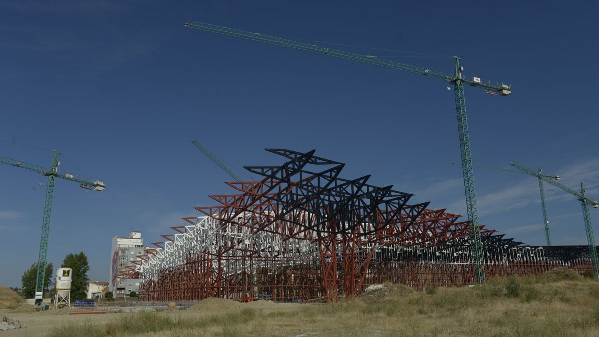 Imagen de las obras del Palacio de Congresos. | MAURICIO PEÑA