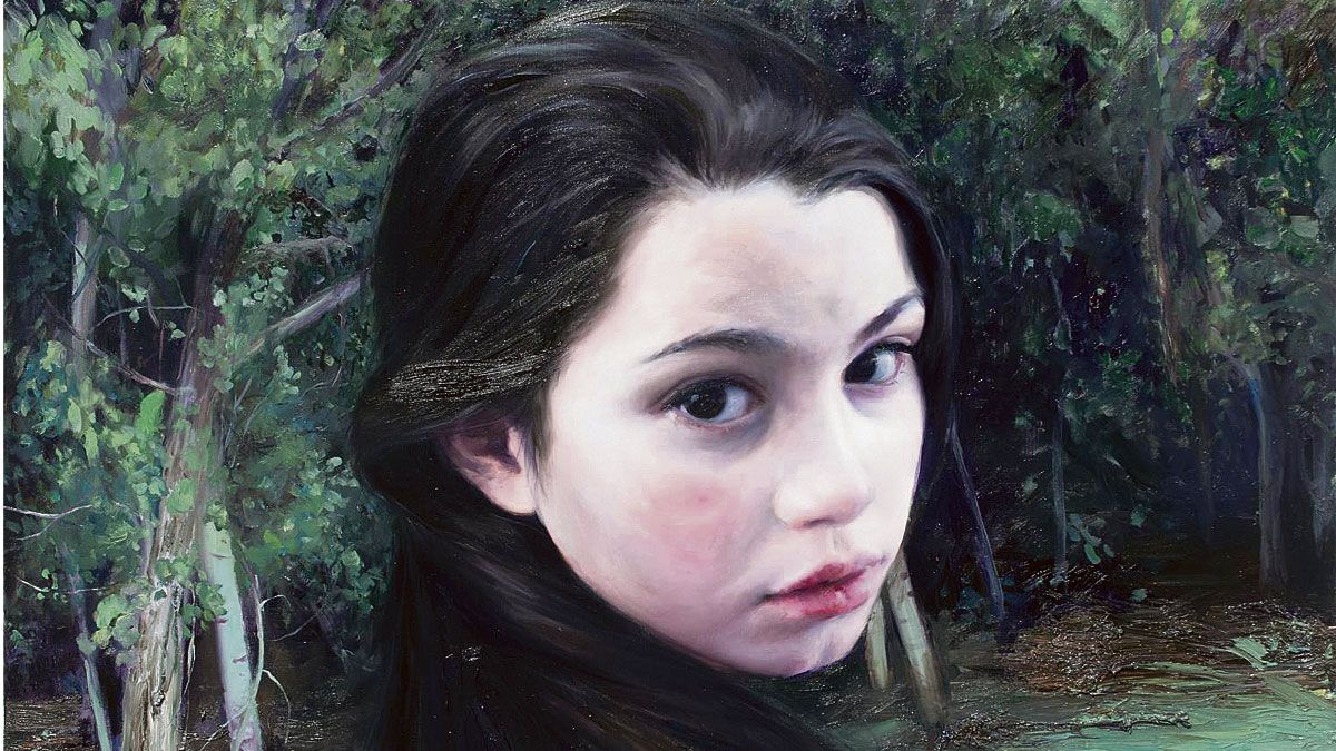 ‘Niña en el bosque’ (óleo sobre lienzo). | LEONOR SOLANS