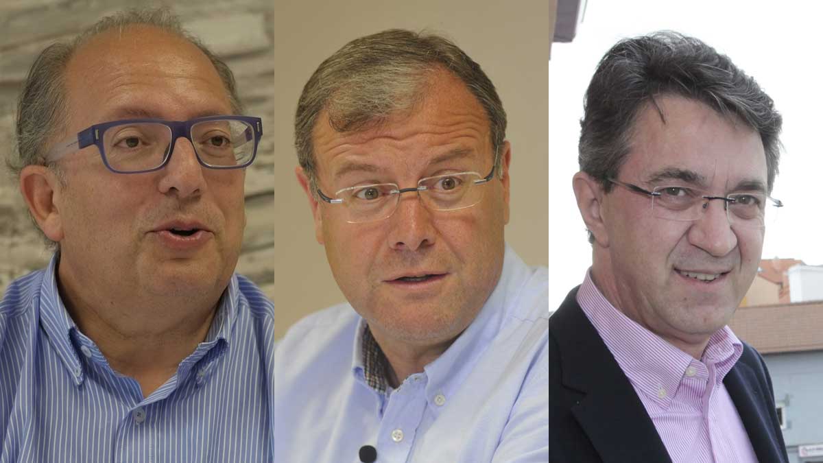 Antonio Silván, Juan Martínez Majo y Gregorio Chamorro.