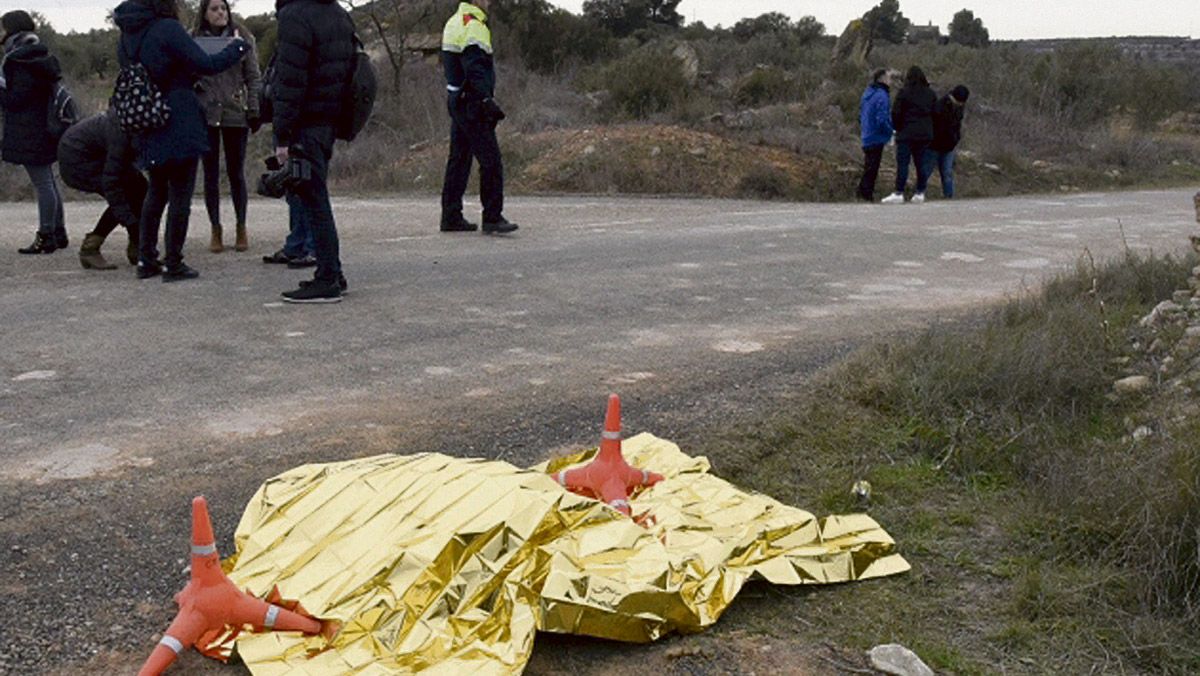 Cuerpo sin vida de uno de los ‘agents rurals’ asesinados por un cazador en Lérida el pasado 21 de enero. | ABC
