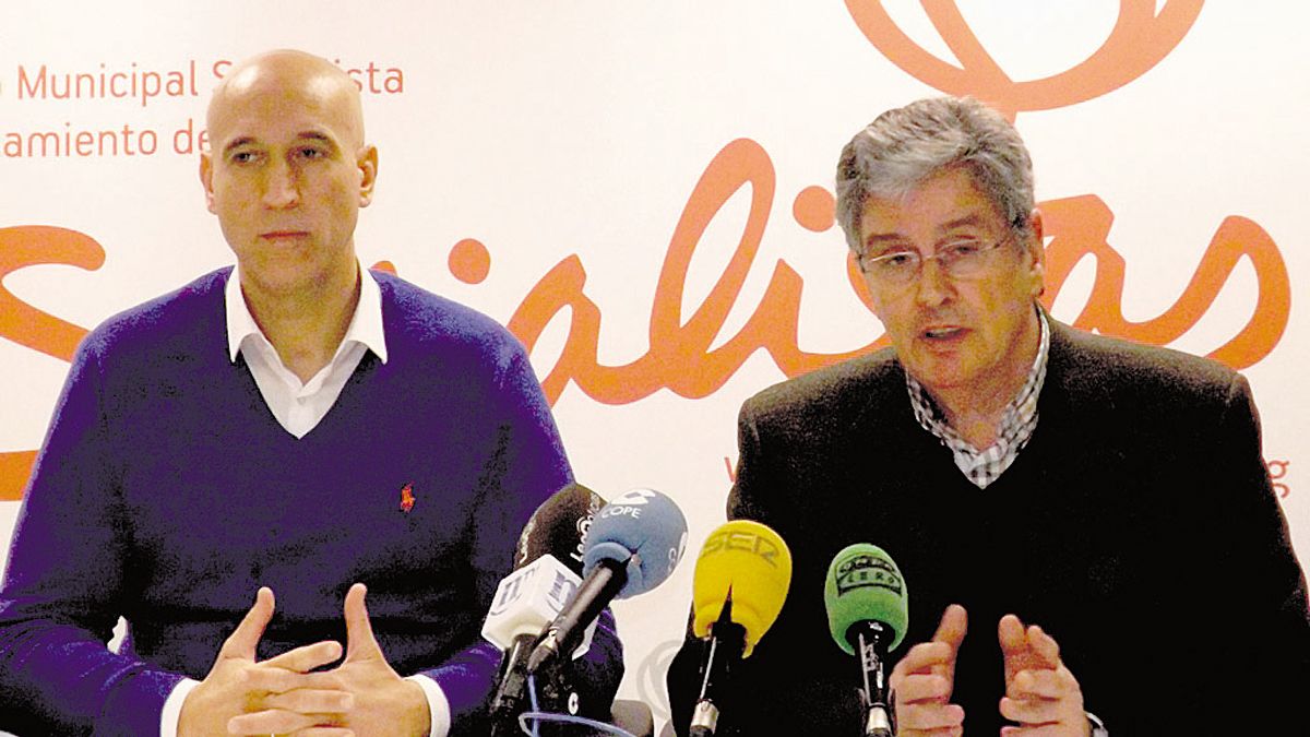José Antonio Diez y Graciliano Palomo comparecieron en el Ayuntamiento.