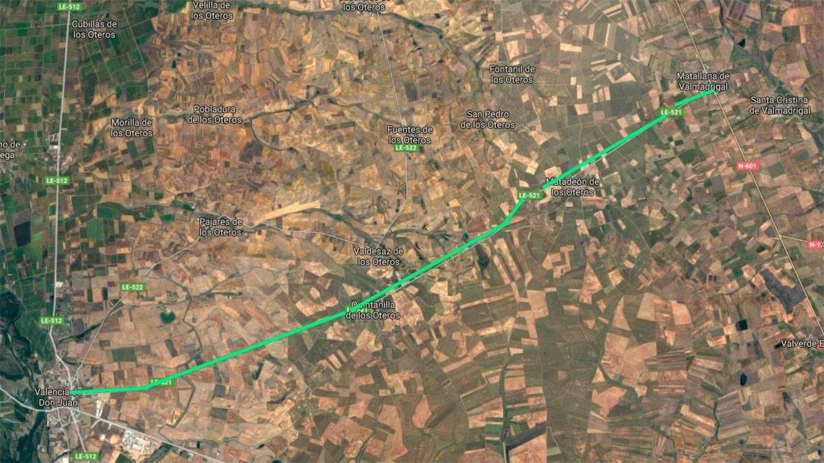 Uno de los tramos objeto de mejora por la Consejería de Fomento. | L.N.C.