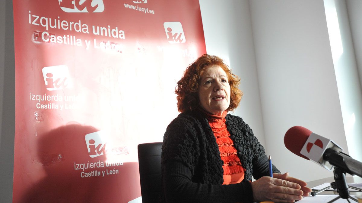 Eloína Terrón, concejala de IU del Ayuntamiento de San Andrés. | DANIEL MARTÍN