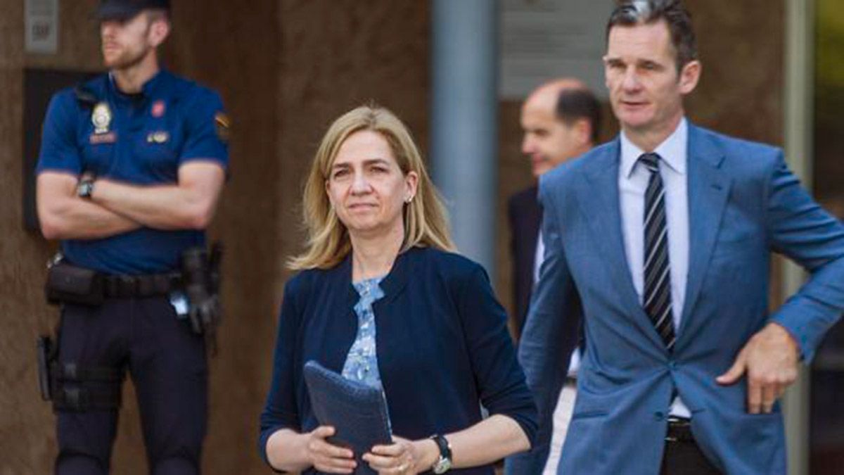 Cristina de Borbón y Urdangarín durante el juicio. | ABC