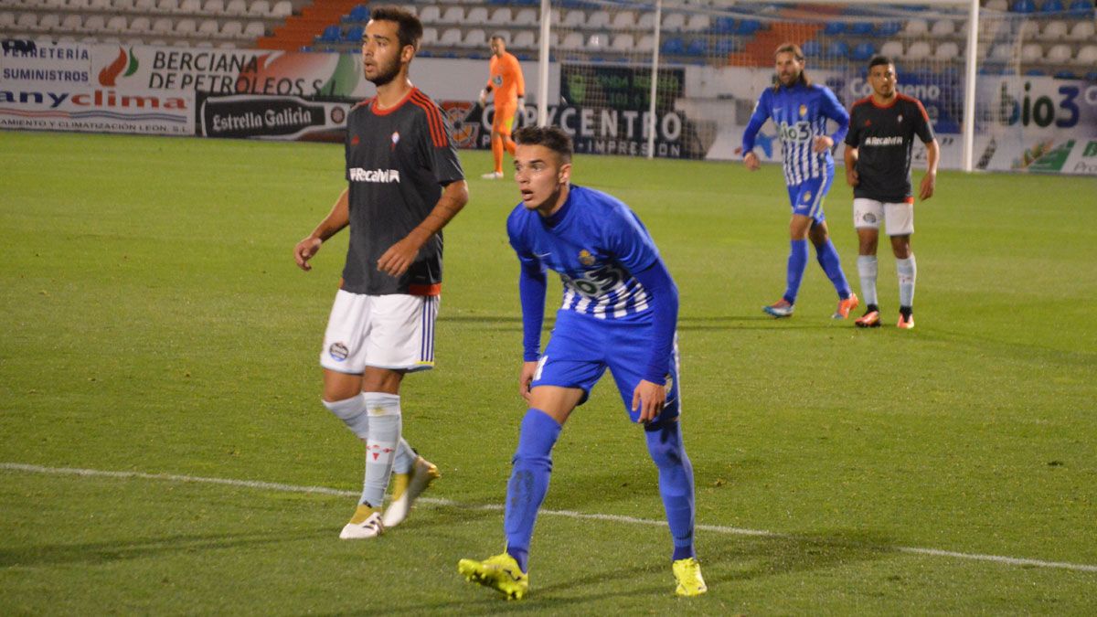 Abel Moreno, en un partido en El Toralín. | A. CARDENAL