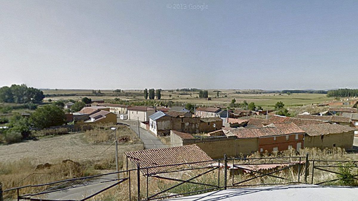 Vista panorámica de La Antigua desde el alto de su iglesia parroquial.