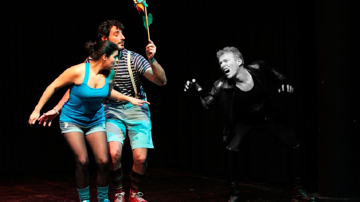 Un momento de la representación de 'Pedro y el lobo'.