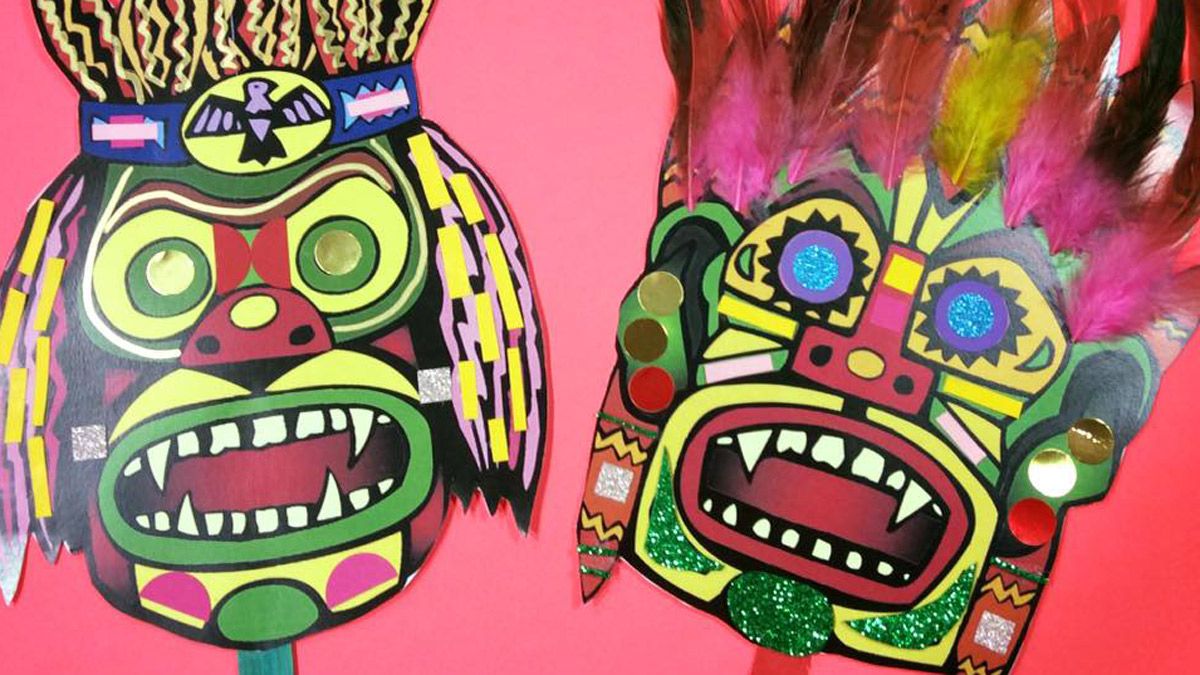 Los niños trabajarán con máscaras de la civilización maya | MARCA