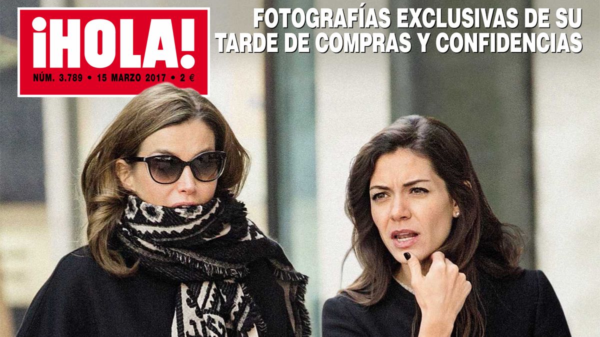 La reina Letizia comparte el último número de ‘Hola’ con Eva Fernández, estilista leonesa. | HOLA