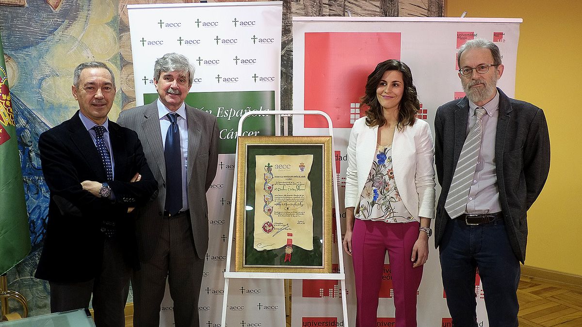 Serafín de Abajo, Francisco García Marín, Carolina Méndez y Javier González. | DANIEL MARTÍN