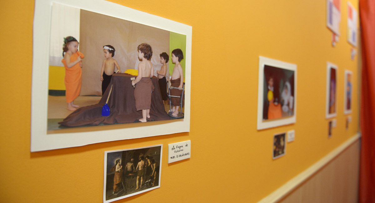 Los niños del centro infantil Wiloby Land han emulado a los maestros de la pintura. | MAURICIO PEÑA