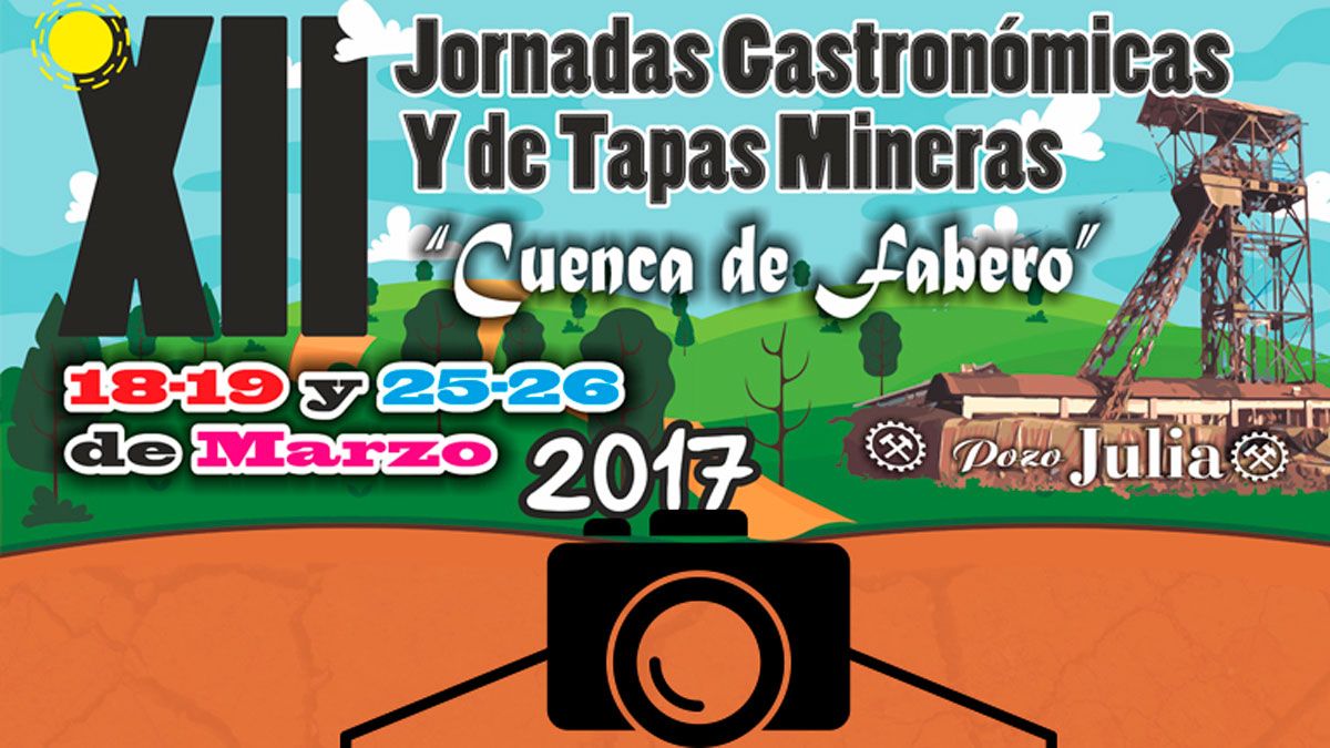 Cartel de las Jornadas Gastronómicas y de Tapas Mineras de Fabero.