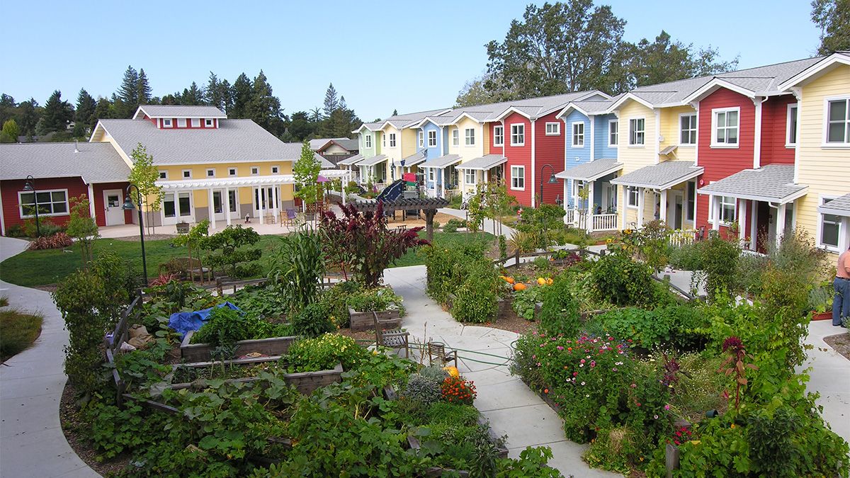 Un ejemplo de viviendas colaborativas, en este caso estadounidense. | COHOUSING ASSOCIATION