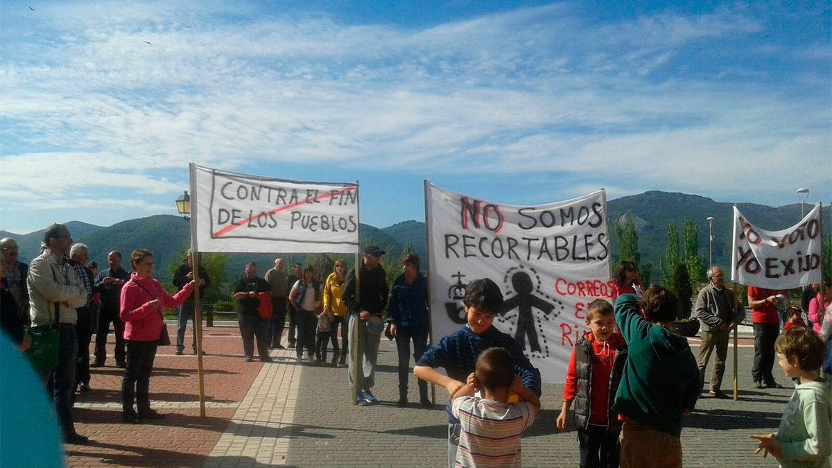 Imagen de archivo de la protesta ciudadana contra los recortes.