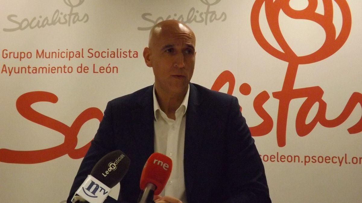 José Antonio Diez, portavoz del grupo municipal socialista del Ayuntamiento de León.