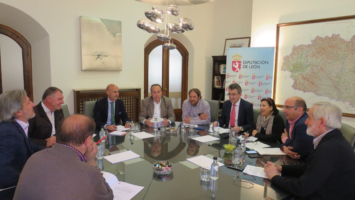 Junta de portavoces celebrada este martes en la Diputación provincial.