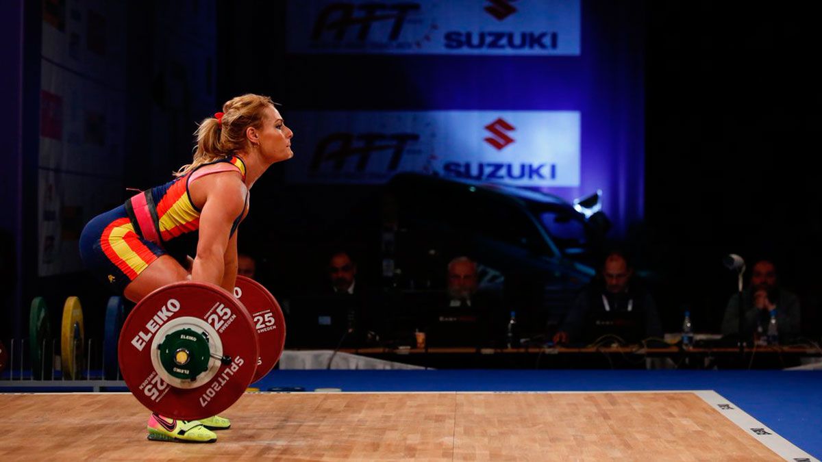 Lydia, durante un levantamiento en Split. | FEH