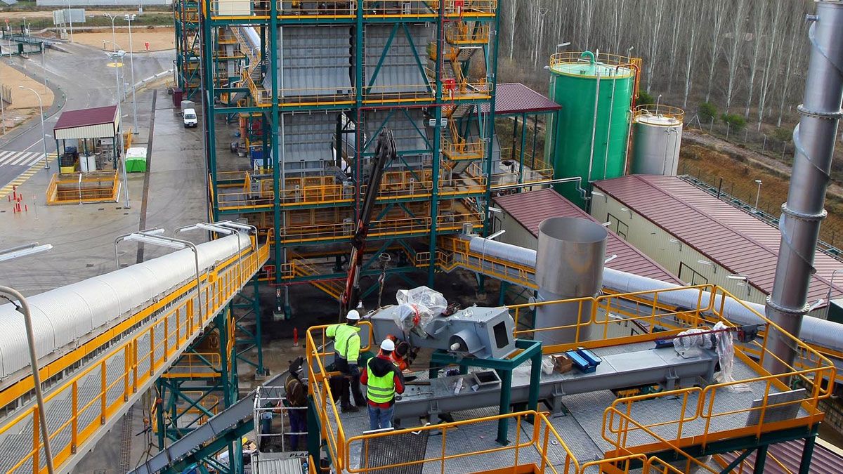 Imagen de la planta de investigación de captura de C02 de la Ciuden en Cubillos. | César Sánchez (Ical)