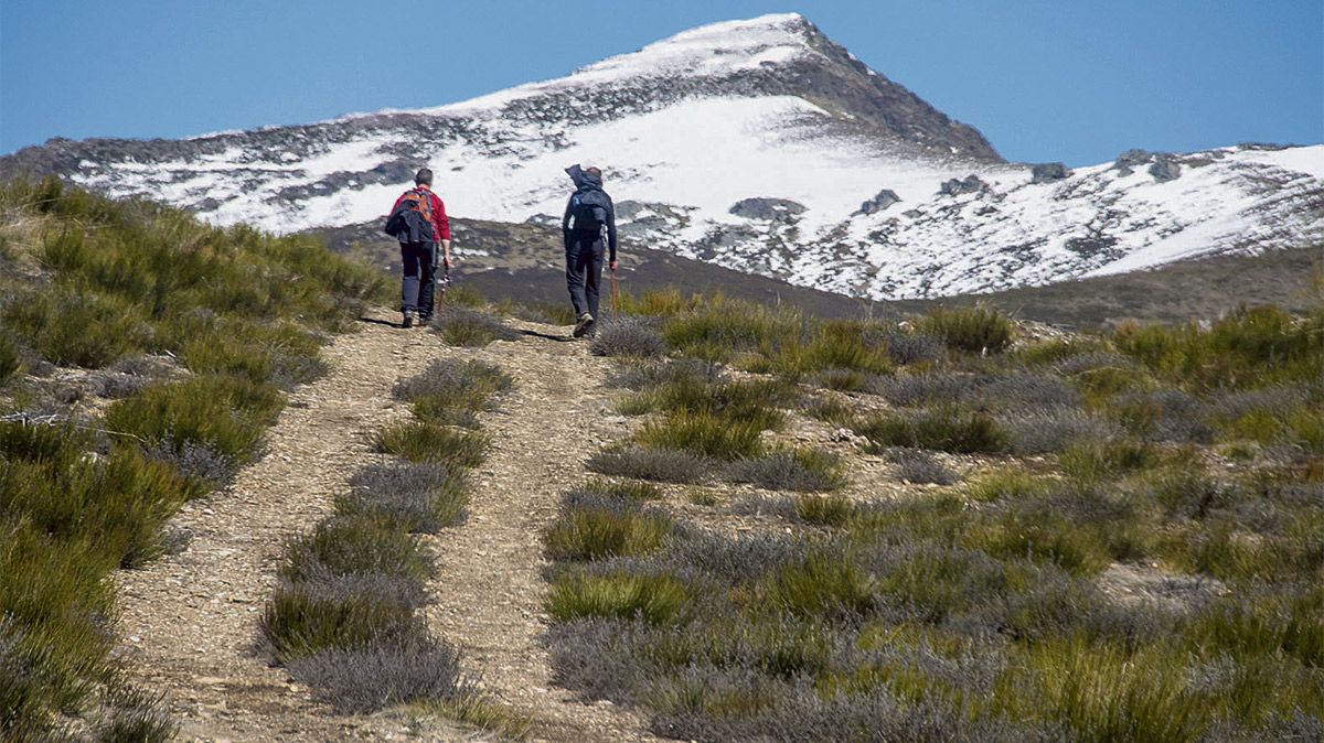 Al finalizar la ascensión se ve el Alto de la Cañada. | VICENTE GARCÍA