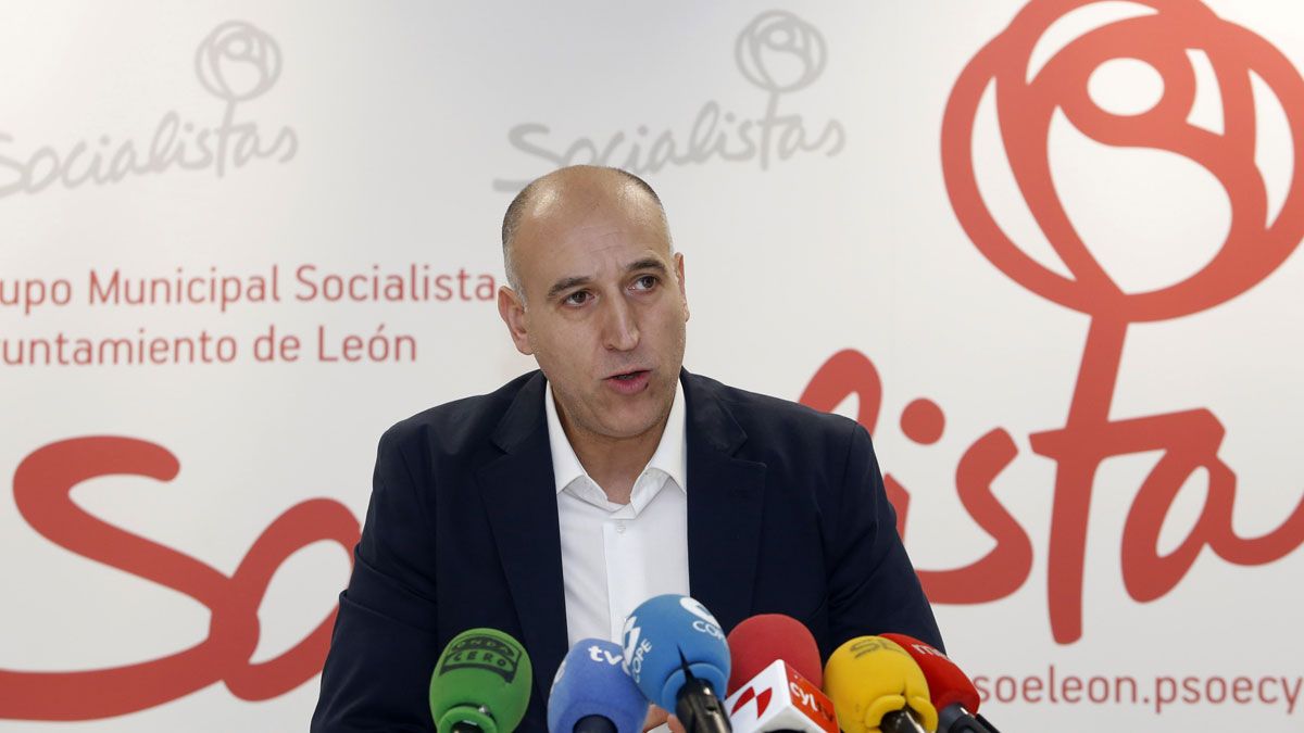 José Antonio Diez, cabeza de lista del PSOE a la alcaldía de León. | ICAL