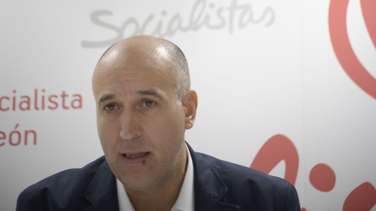 José Antonio Diez, cabeza de lista del PSOE a la alcaldía de León. | MAURICIO PEÑA