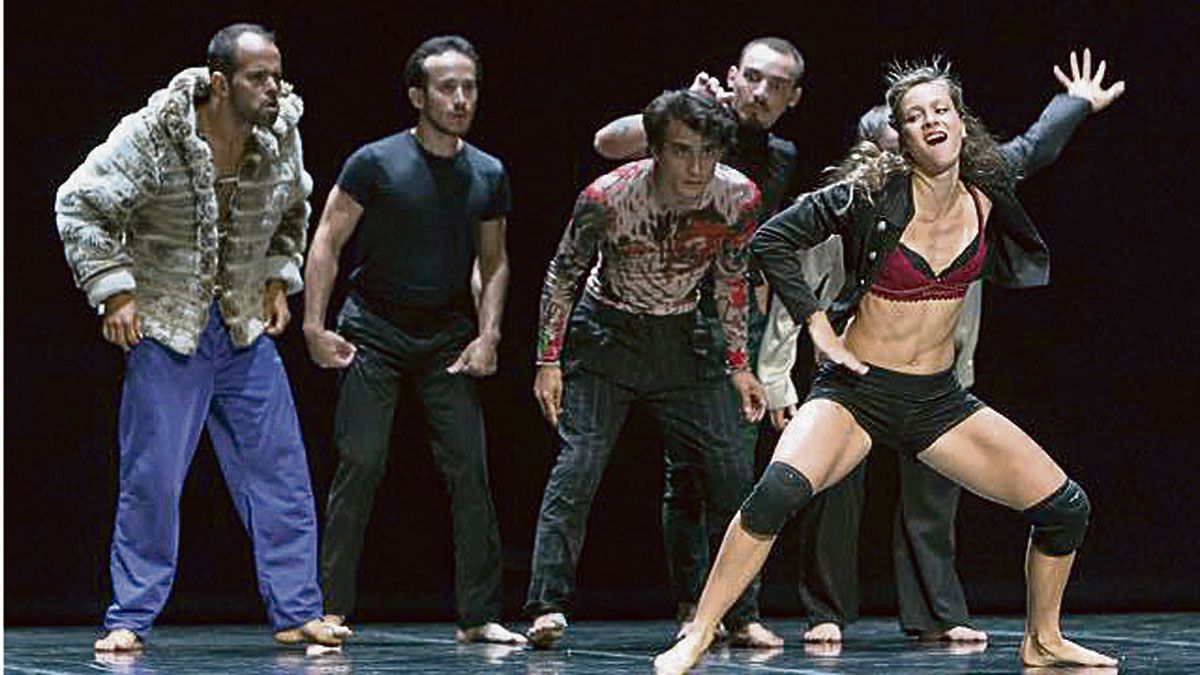 Una de las coreografías que presenta el Ballet Contemporáneo de Burgos.